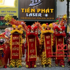 Dịch vụ múa lân khai trương tại Quận 4