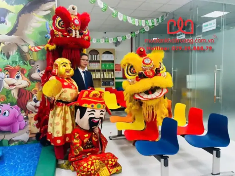 Dịch vụ múa lân khai trương quận Phú Nhuận