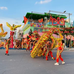 Dịch vụ múa lân khai trương tại Quận 8