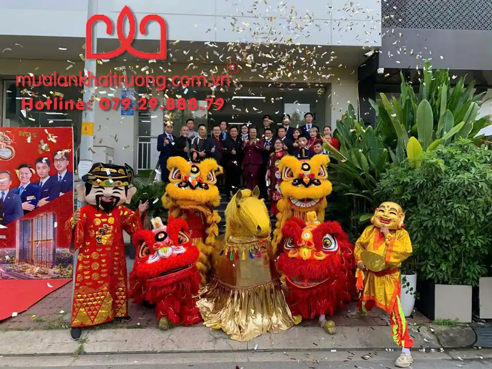 Dịch vụ múa lân khai trương tại TP.HCM