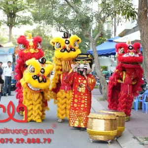 Múa lân khai trương tại Bình Thạnh