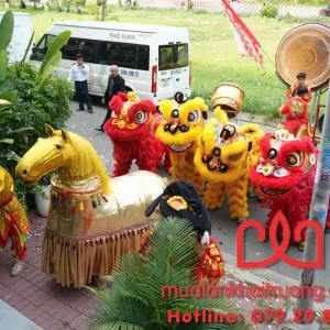 Dịch vụ múa lân khai trương tại Quận 8