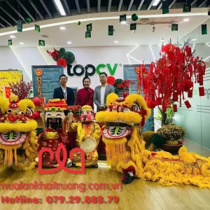 Múa lân truyền thống tại quận 3