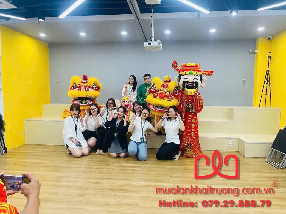 Quy trình biểu diễn múa lân tại Bình Thạnh