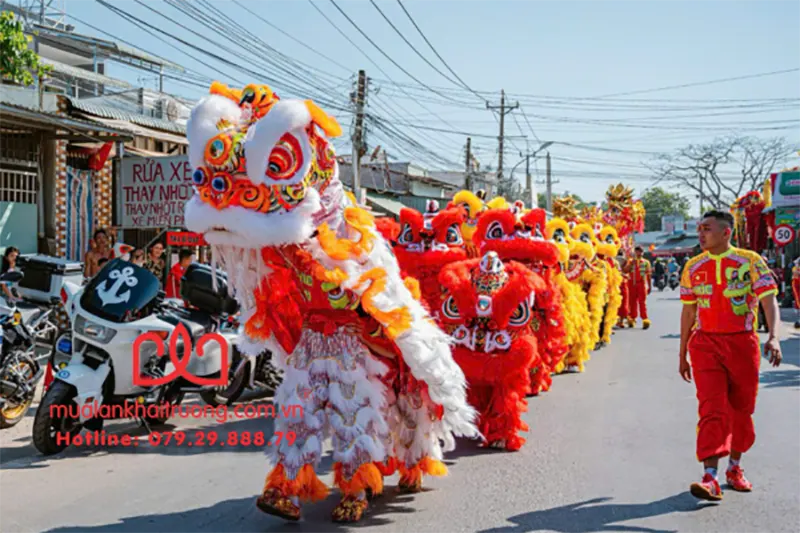 Múa Lân rước lộc đầu năm - Báo giá mới nhất
