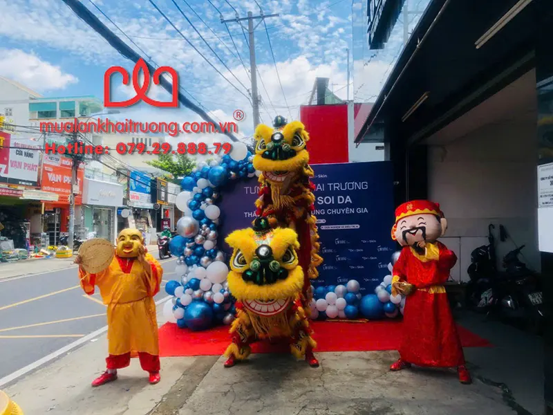 Dịch vụ múa lân khai trương Quận 12