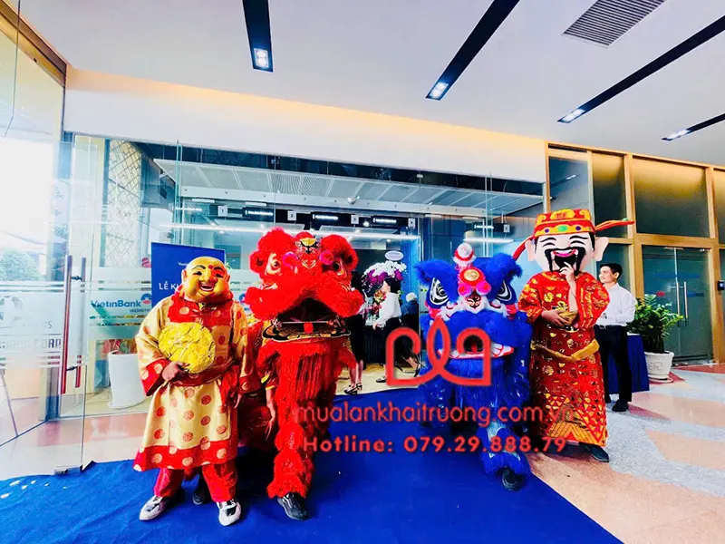 Dịch vụ múa lân khai trương