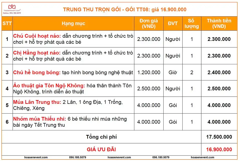 Gói trung thu TT0