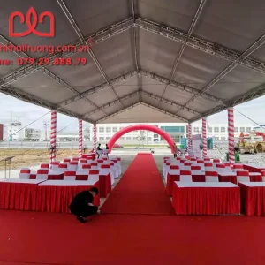 Toàn cảnh trang trí lễ khởi công