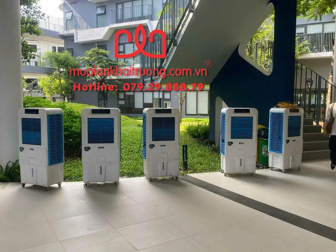 Thiết bị quạt công nghiệp phục vụ hội chợ triển lãm và sự kiện ngoài trời