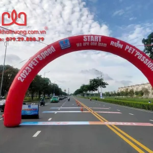 Cổng hơi thu hút ánh nhìn từ xa